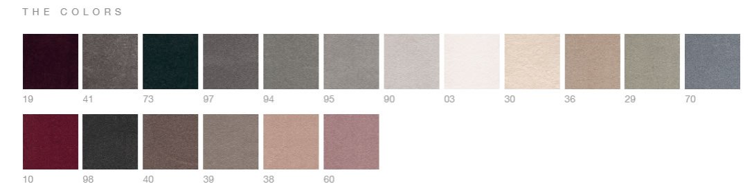 iSense Suspense Range of colours