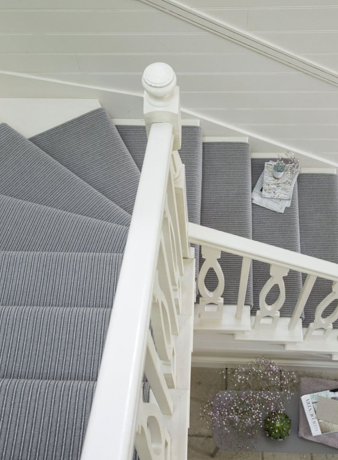 Striped Carpet For Stairs