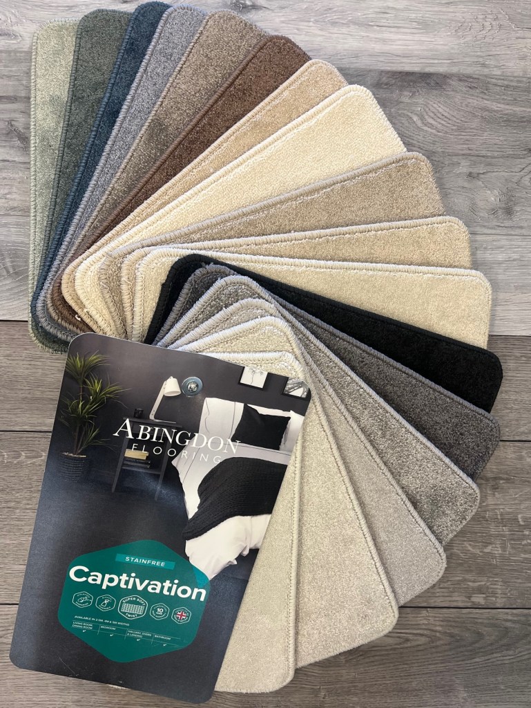 Captivation Carpet by Abingdon flooring colour swatch