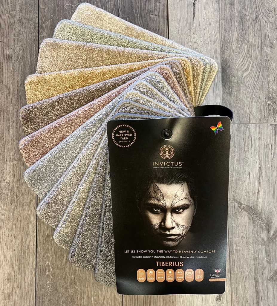 Tiberius carpet colour range from associated weavers
