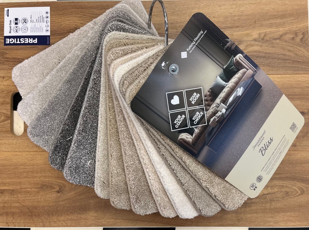 Bliss Sensational Saxony Carpet Colour Samples