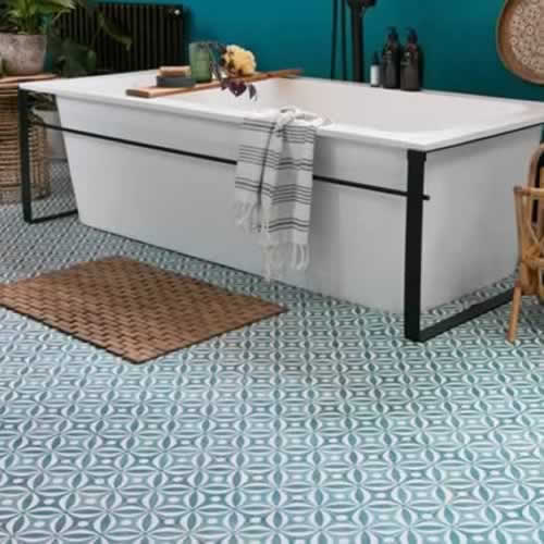 Don't Use Carpet In Bathrooms - Vinyl makes a better choice